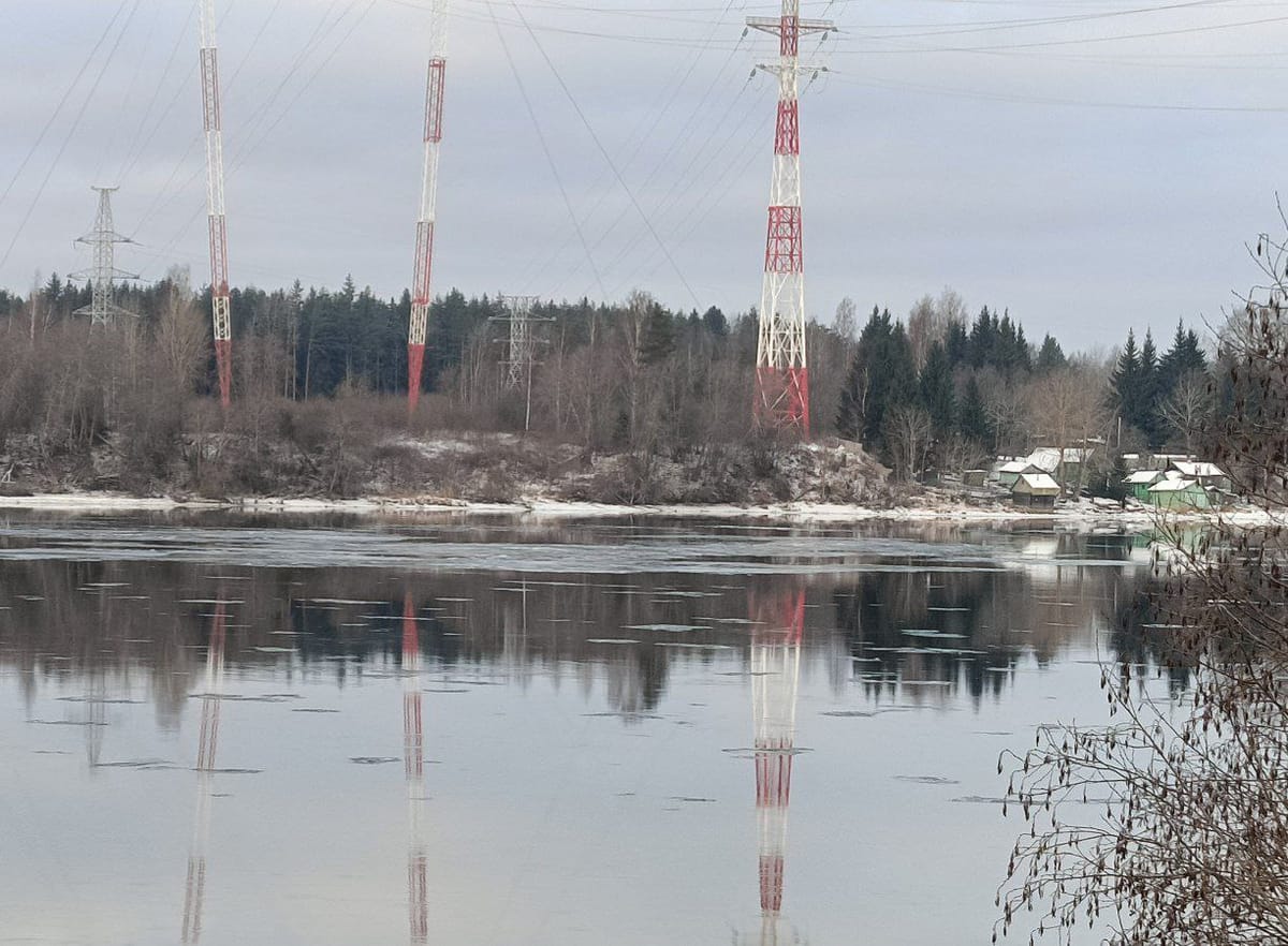 Нева ещё жидкая, но уже не вся 🥶